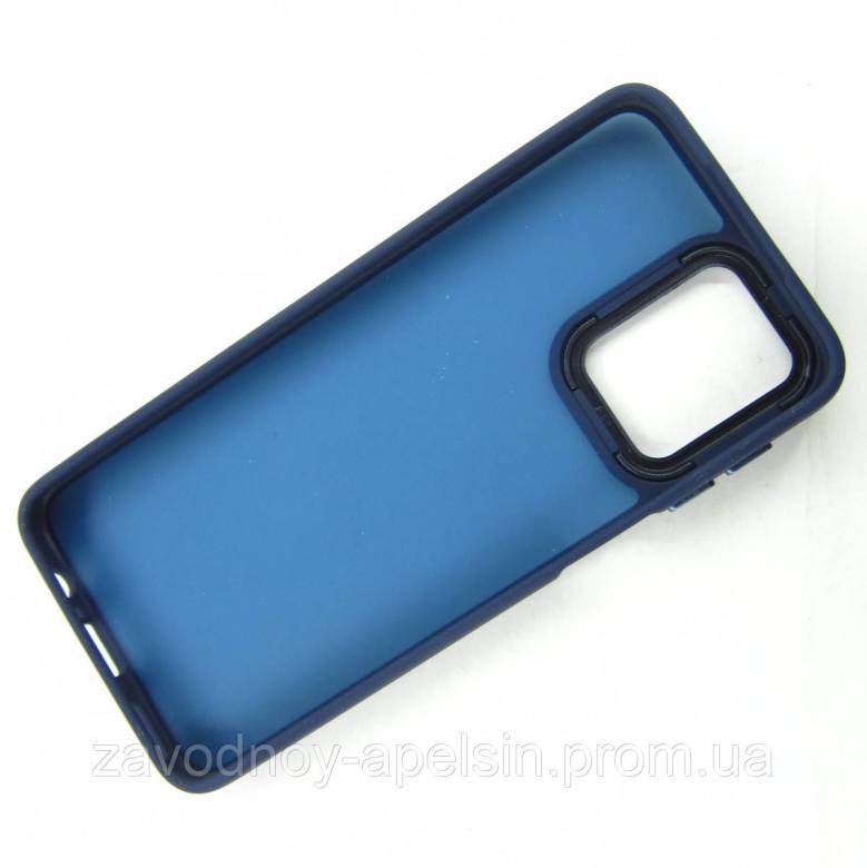 Motorola Moto G54 Матовый чехол Frame TPU+PC (синий) - фото фото фото 1