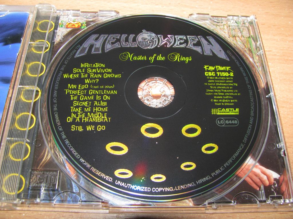 HELLOWEEN - Master Of The Rings  (1994 Raw Power 1st press) - фото фото фото 2