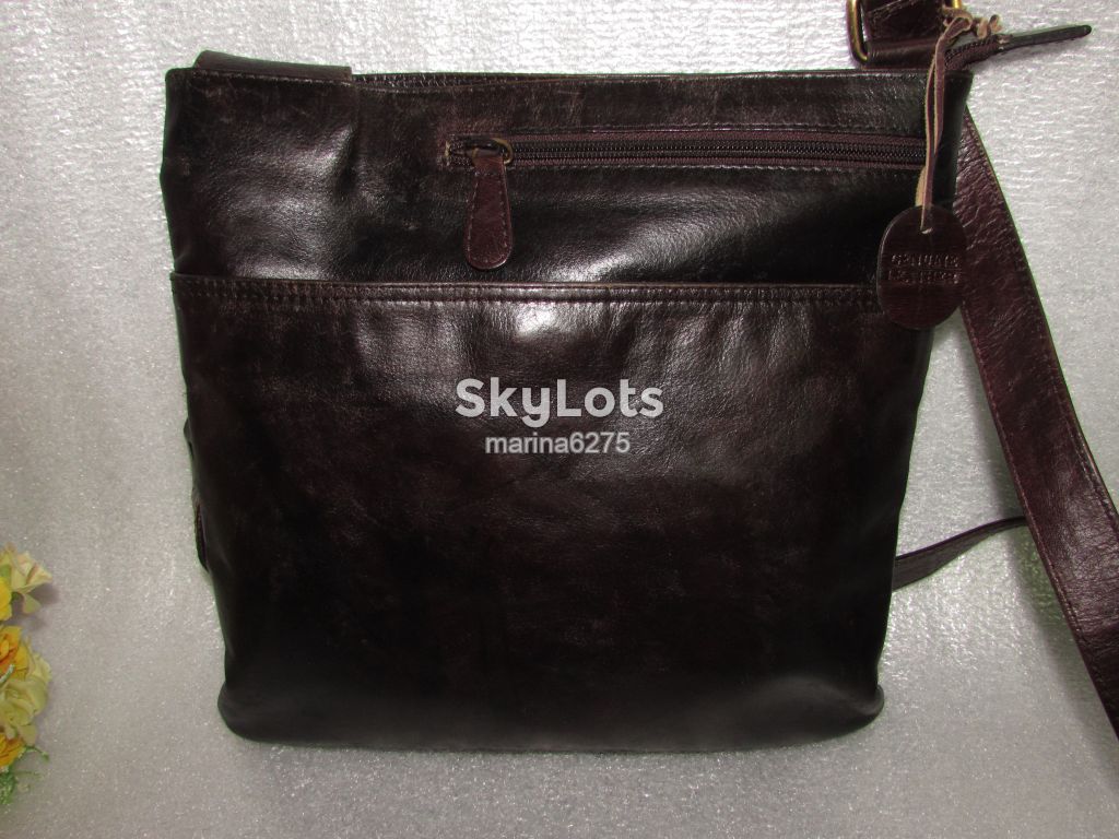 МУЖСКАЯ СУМКА 100% НАТУРАЛЬНАЯ КОЖА = GENUINE LEATHER = ИНДИЯ - фото фото фото 1