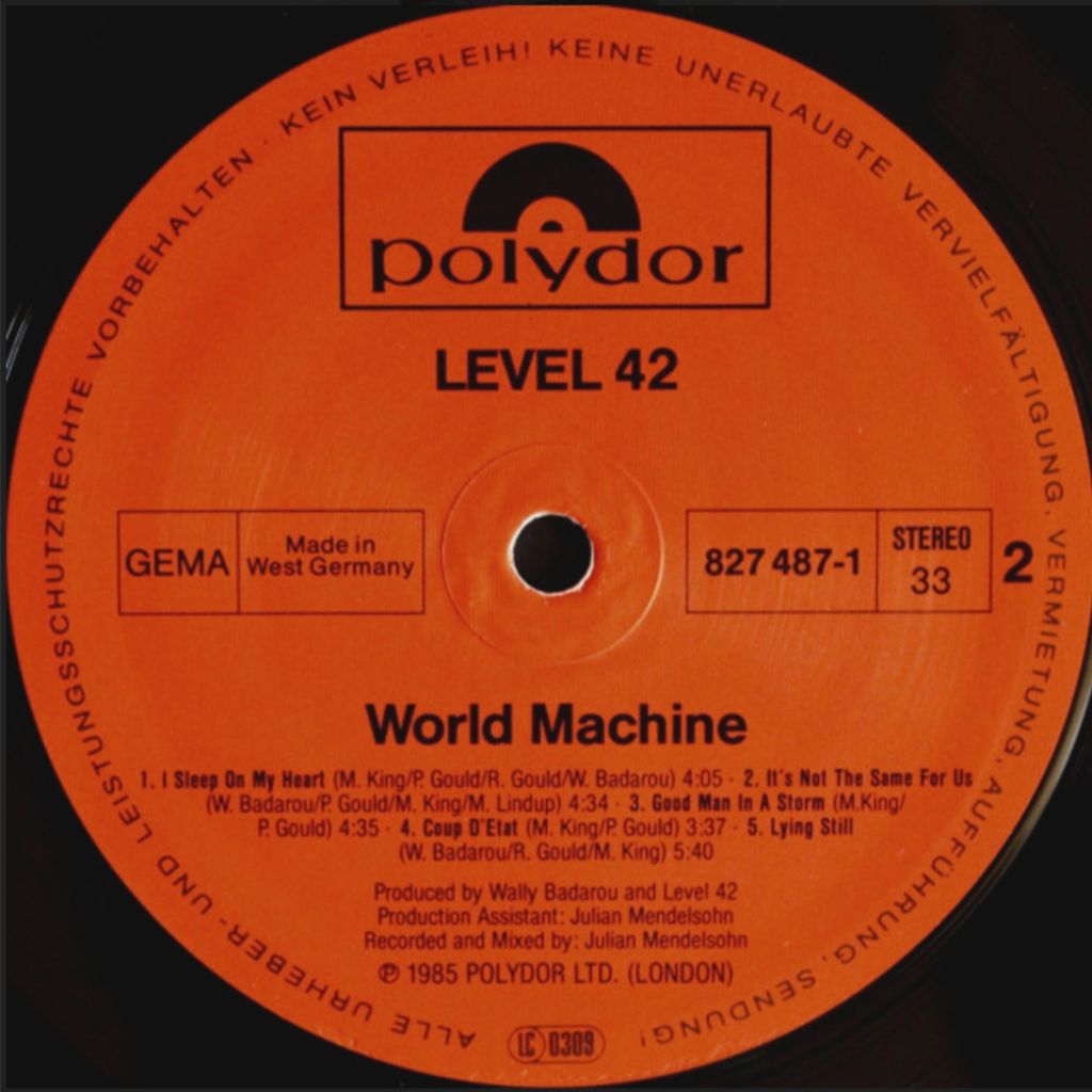 Level 42 - World Machine - 1985.    (LP). 12. Vinyl. Пластинка. Germany. - фото фото фото 5