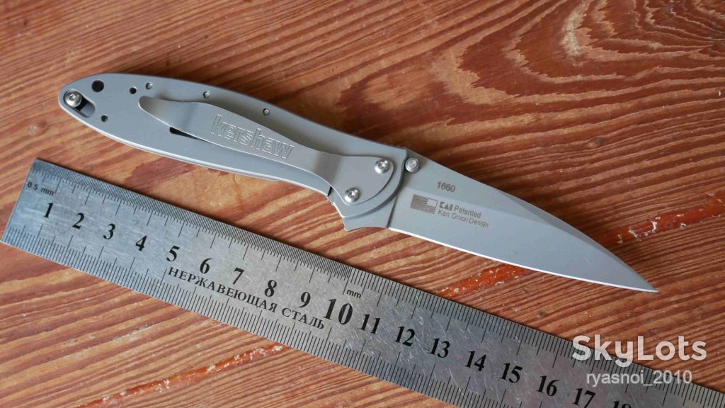 Kershaw Leek 1660 Сталь, 8Cr13MoV Grey, Replica, EDC, Frame Lock - фото фото фото 2
