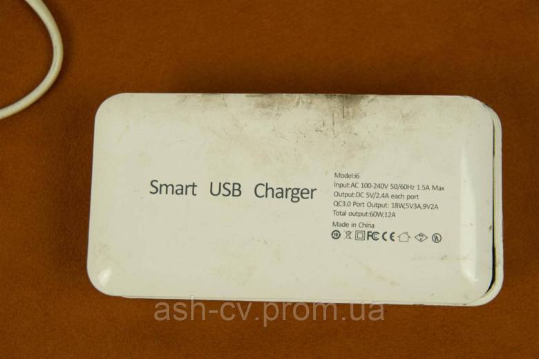 Зарядний пристрій Smart USB Charger i6 (8 USB, не робочий, на ремонт) - фото фото фото 4