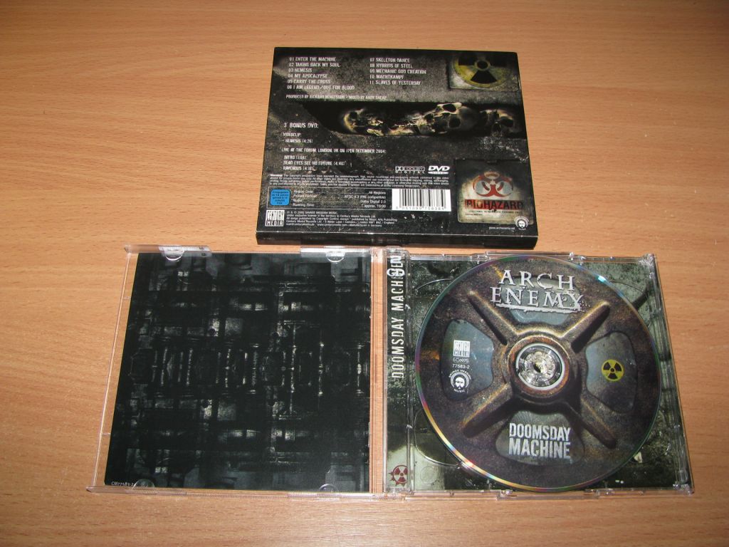ARCH ENEMY - Doomsday Machine  (2005 Century Media CD/DVD,1st press) - фото фото фото 1