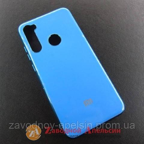 Xiaomi Redmi Note 8 матовый чехол Electroplate blue - фото фото фото 1