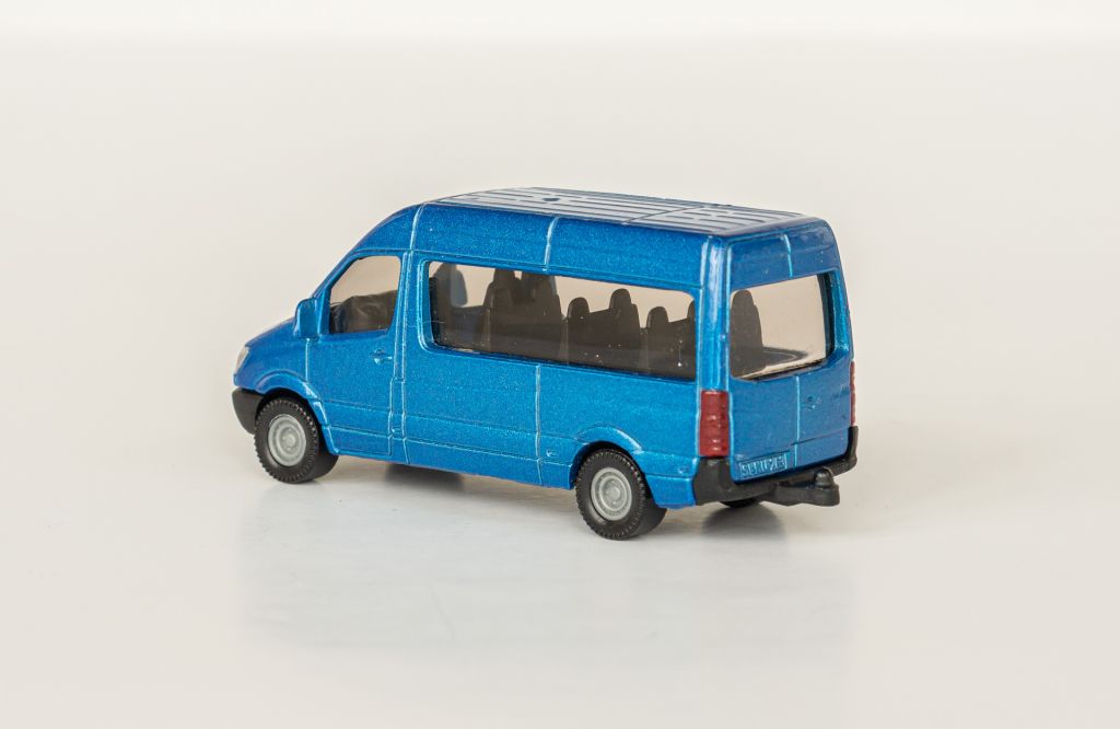 1:55 Mercedes Benz Sprinter Tigers blue metallic, Siku 263 - фото фото фото 1