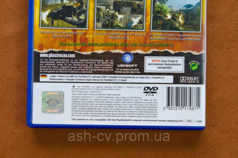 Диск для Playstation 2, гра Tom Clancy&amp;#039;s Ghost Recon 2 - фото фото фото 4