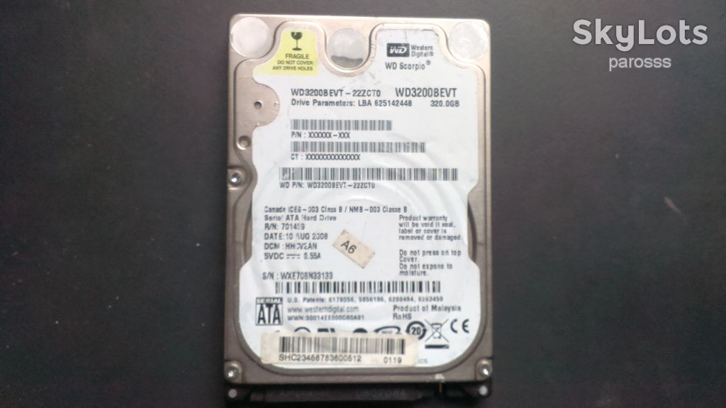 Жорсткий диск  WD 320 Gb  SATA - фото фото фото 0