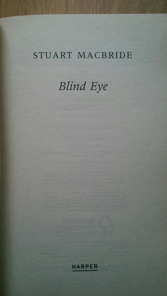 Blind Eye Stuart Macbride English на Английском книга - фото фото фото 2