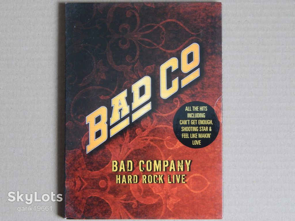 Bad Company ‎– Hard Rock Live (DVD, Unofficial Release, Digipak) - фото фото фото 0