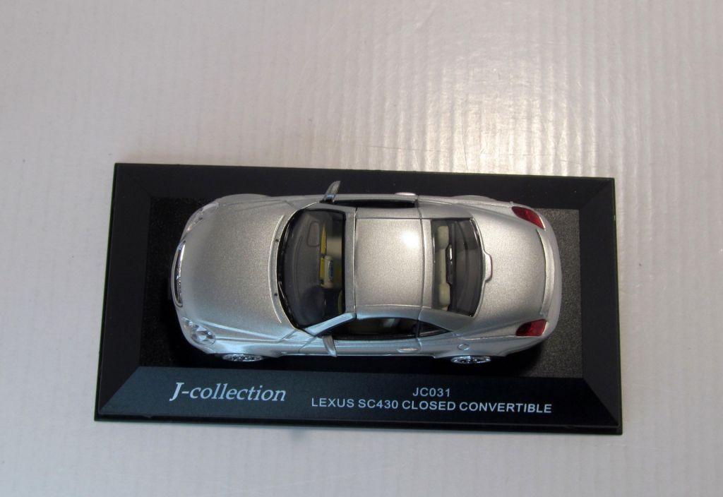 Lexus SC350 Closed Convertible, J-Collection. 1:43 коробка и бокс . Лексус SC350 - фото фото фото 6
