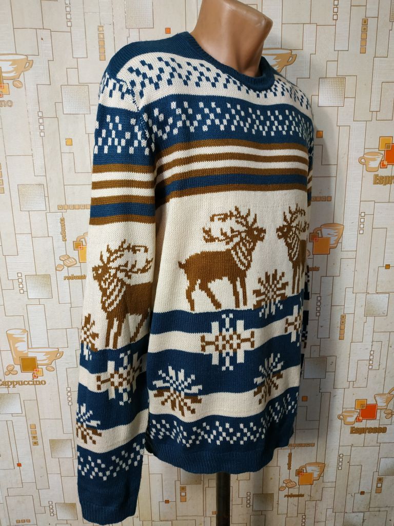 Светр чоловічий з принтом ASOS акрил p-p L - фото фото фото 1