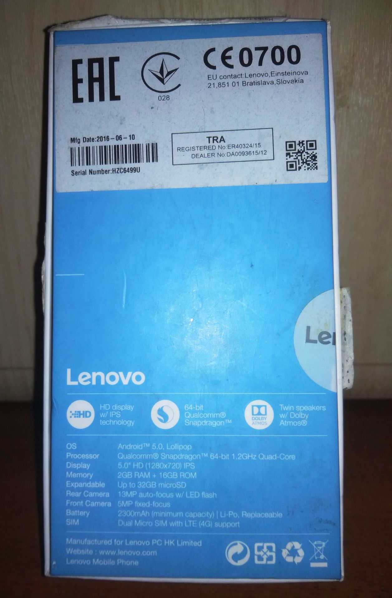 Lenovo A6010 2Gb / 16Gb - фото фото фото 4
