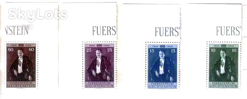 Лихтенштейн  1956 г   MNH - личности - - фото фото фото 0