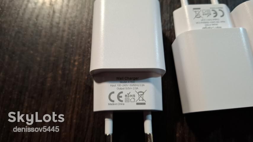 четыре белых сетевых USB-адаптера питания с евровилкой - фото фото фото 2