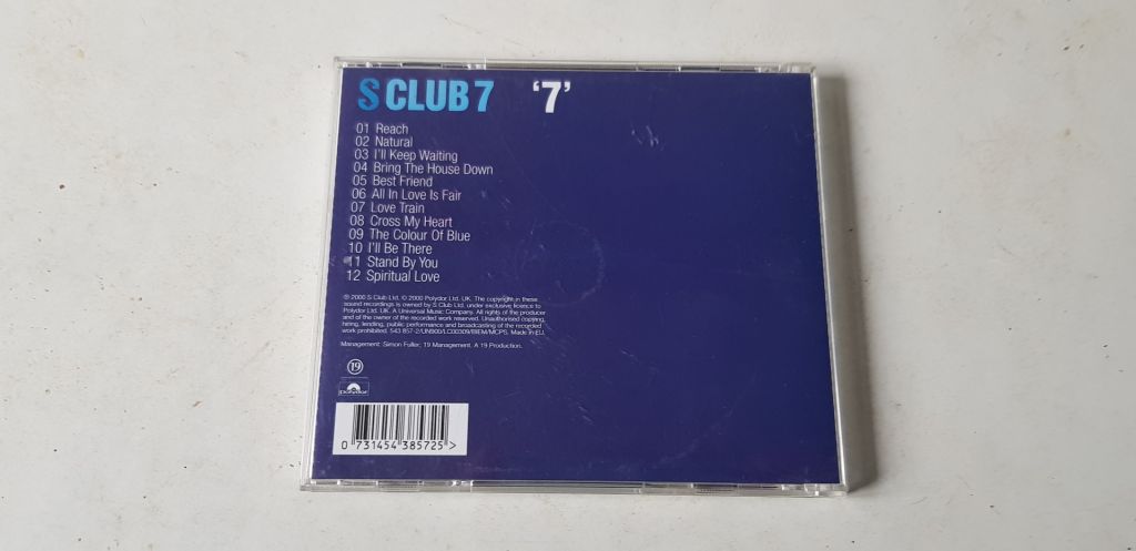 S Club 7 "7" CD фірмовий - фото фото фото 1