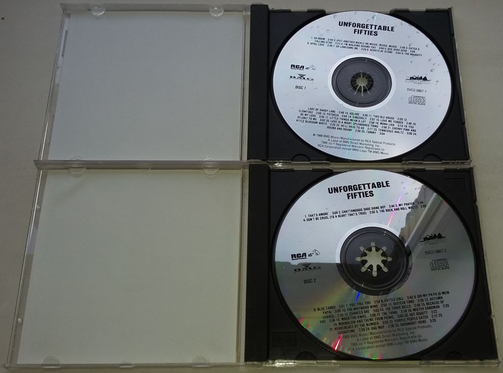 VARIOUS  Unforgettable Fifties  (Disc 1/Disc 2)  CD US - фото фото фото 1