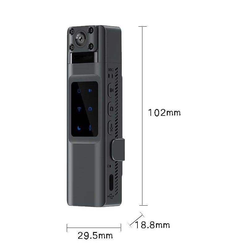 МИНИ КАМЕРА РЕГИСТРАТОР с Аккум HD 1080P WIFI HOTSPOT IR USB-C - фото фото фото 5
