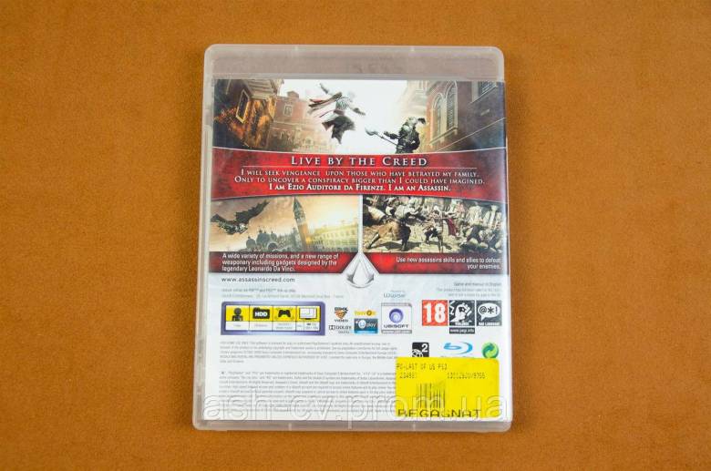 Диск для Playstation 3, гра ASSASSINS CREED II - фото фото фото 1