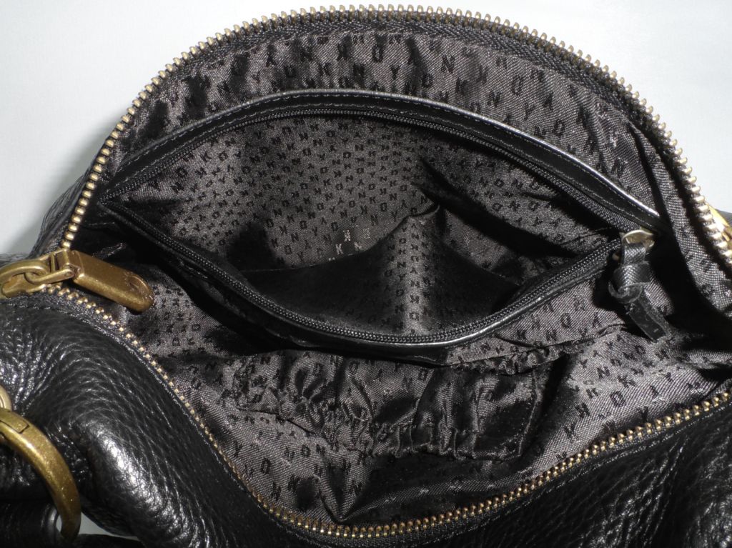 Сумка жіноча DKNY шкіряна чорна - фото фото фото 10