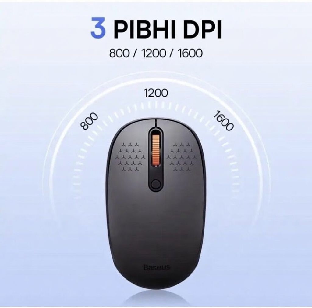 Бездротова миша Baseus F01B Tri-Mode   (Bluetooth + 2.4G) Безшумна - фото фото фото 7