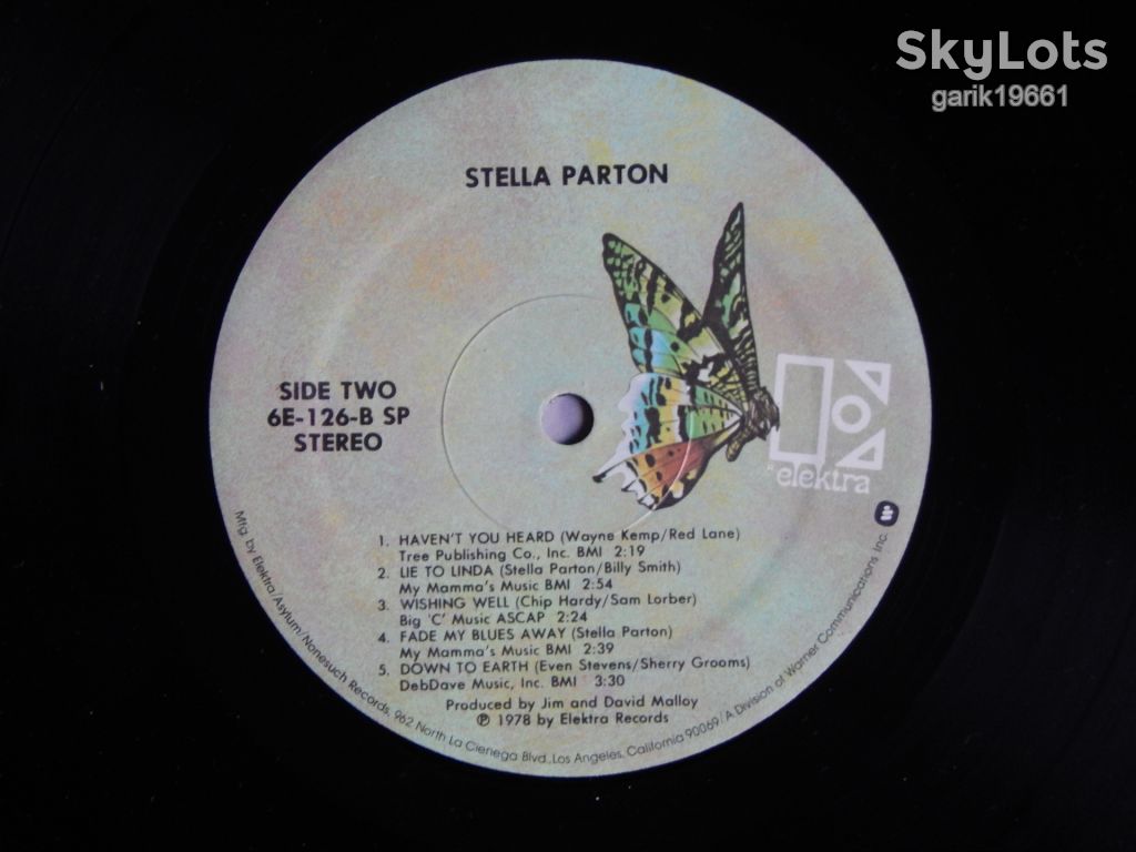 Stella Parton ‎– Stella Parton  (Elektra ‎– 6E-126, US) NM-/NM- - фото фото фото 2