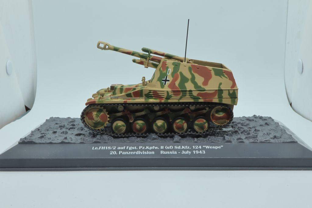 Sd.Kfz. 124 Wespe 1:43, Chars de Combat 34    (Altaya) - фото фото фото 1