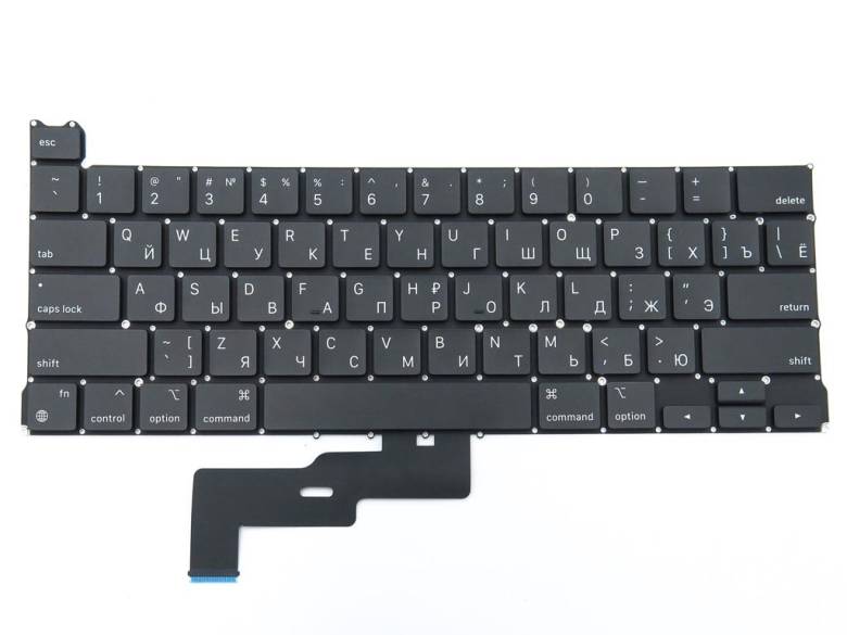 Клавиатура для ноутбука  APPLE A2338  (2020-21)  (гор энтер) - фото фото фото 0
