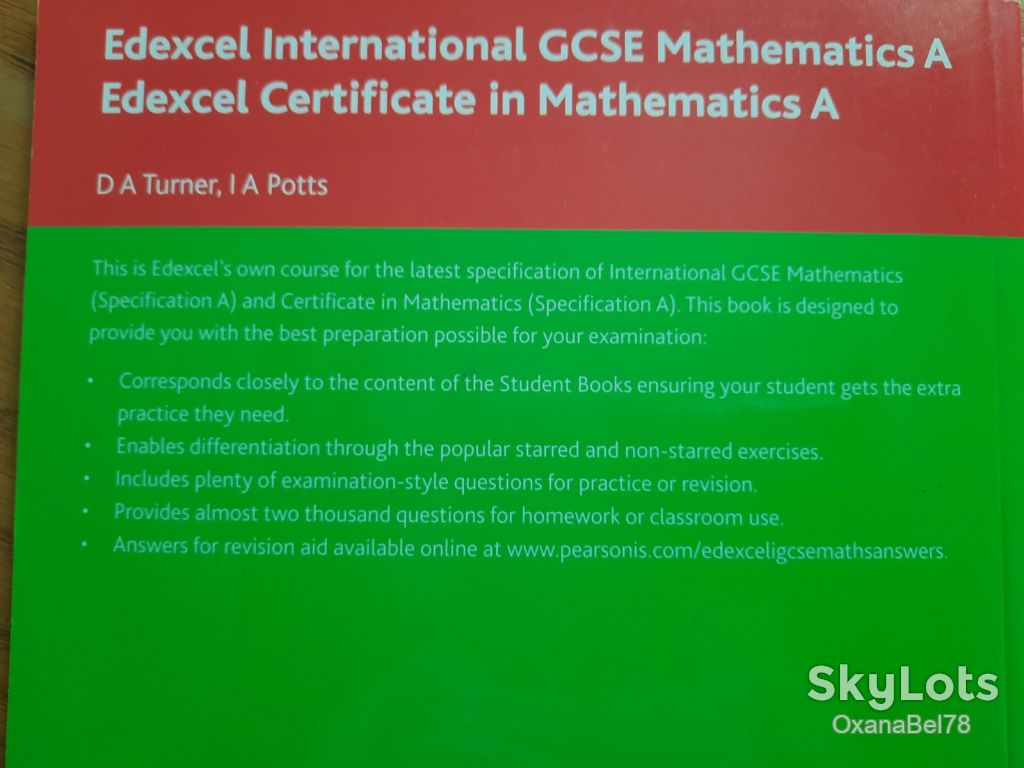 Edexcel International GCSE Mathematics A Practice Book 2 математика - фото фото фото 4