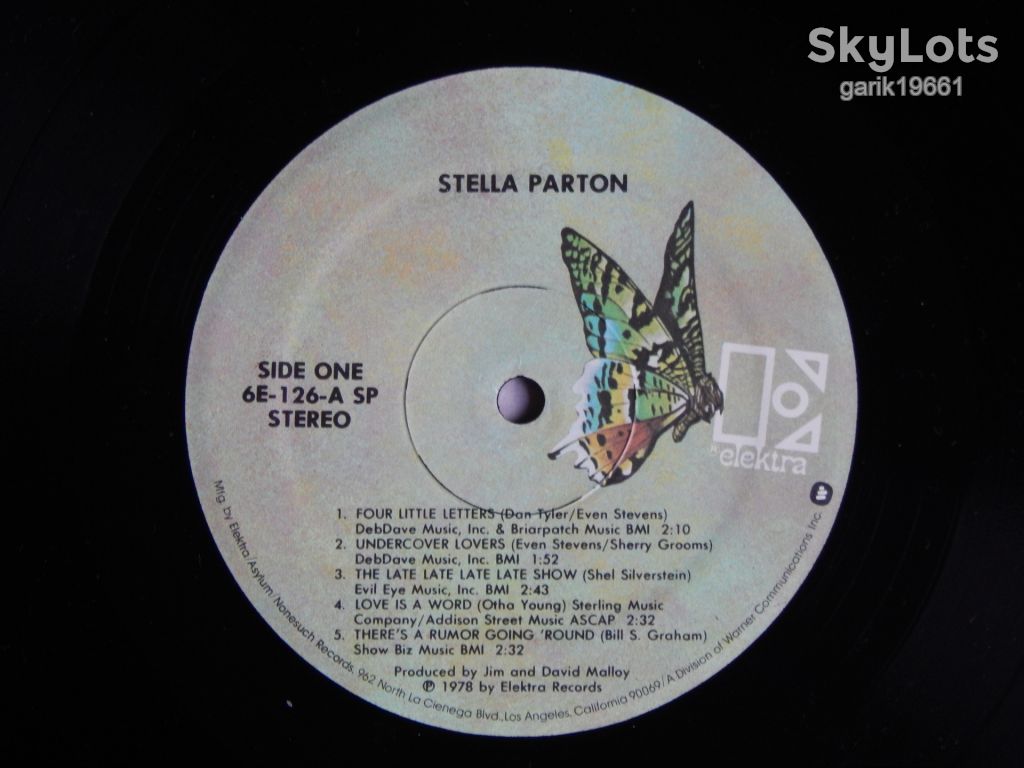 Stella Parton ‎– Stella Parton  (Elektra ‎– 6E-126, US) NM-/NM- - фото фото фото 3