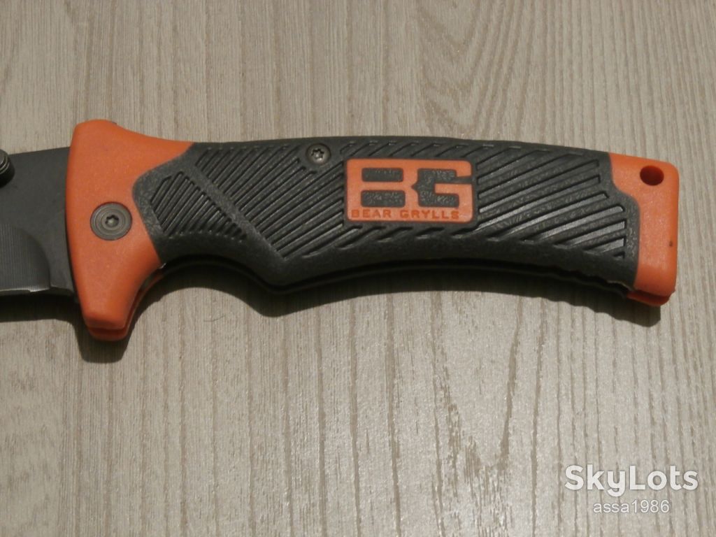 Туристичний складний ніж Gerber Bear Grylls Survival series 22см в чехлі на пояс - фото фото фото 3
