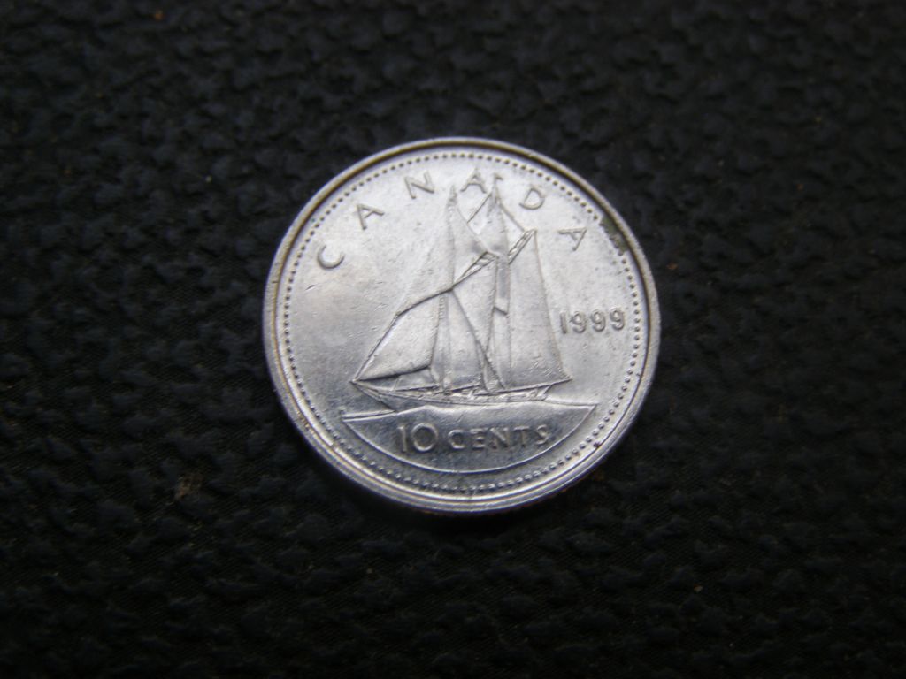 10 центов 1999 г Канада - фото фото фото 0