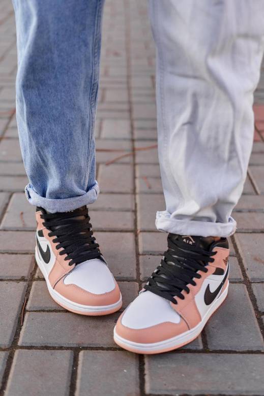 Nike Air Jordan 1 Retro Mid Peach Fur 36 - фото фото фото 3