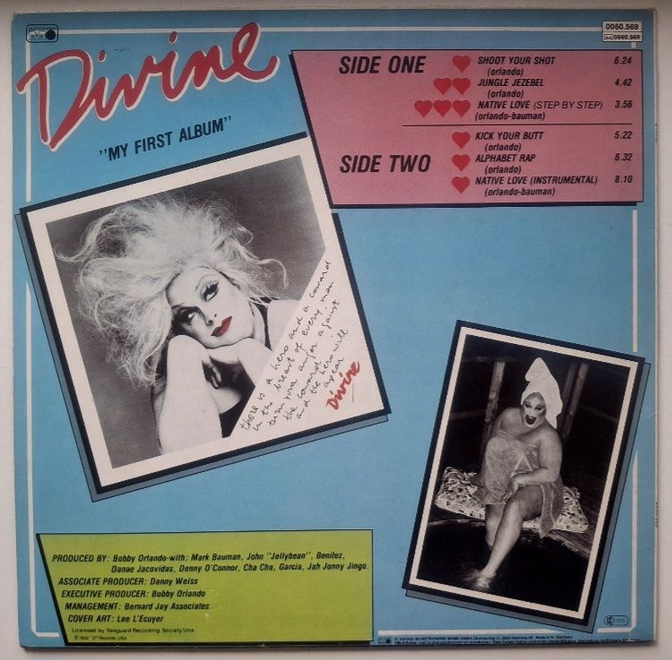 Divine - My First Album - 1982.   (LP). 12. Vinyl. Пластинка. Germany. - фото фото фото 1