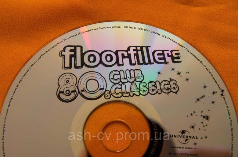 Музичний диск CD. FLOORFILLERS 80s - фото фото фото 1