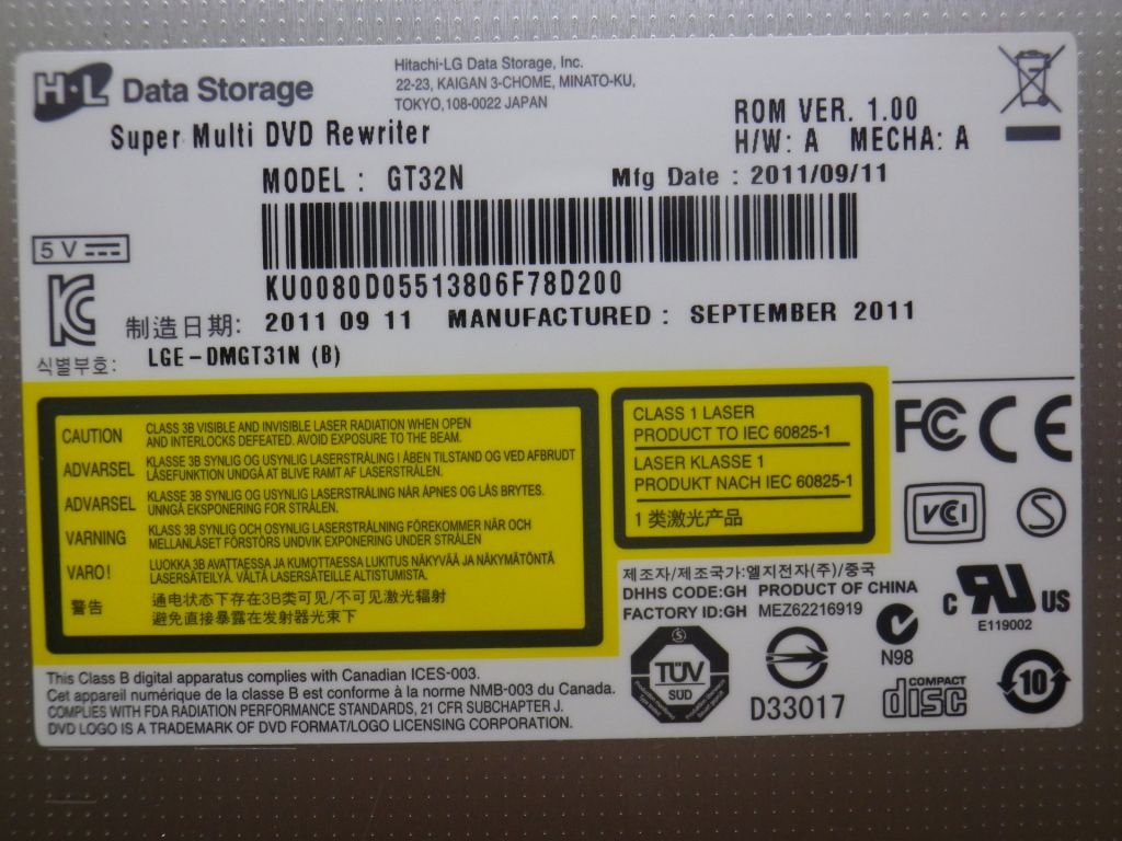 Б/У привод для ноутбука packard bell P7YS0 - фото фото фото 2