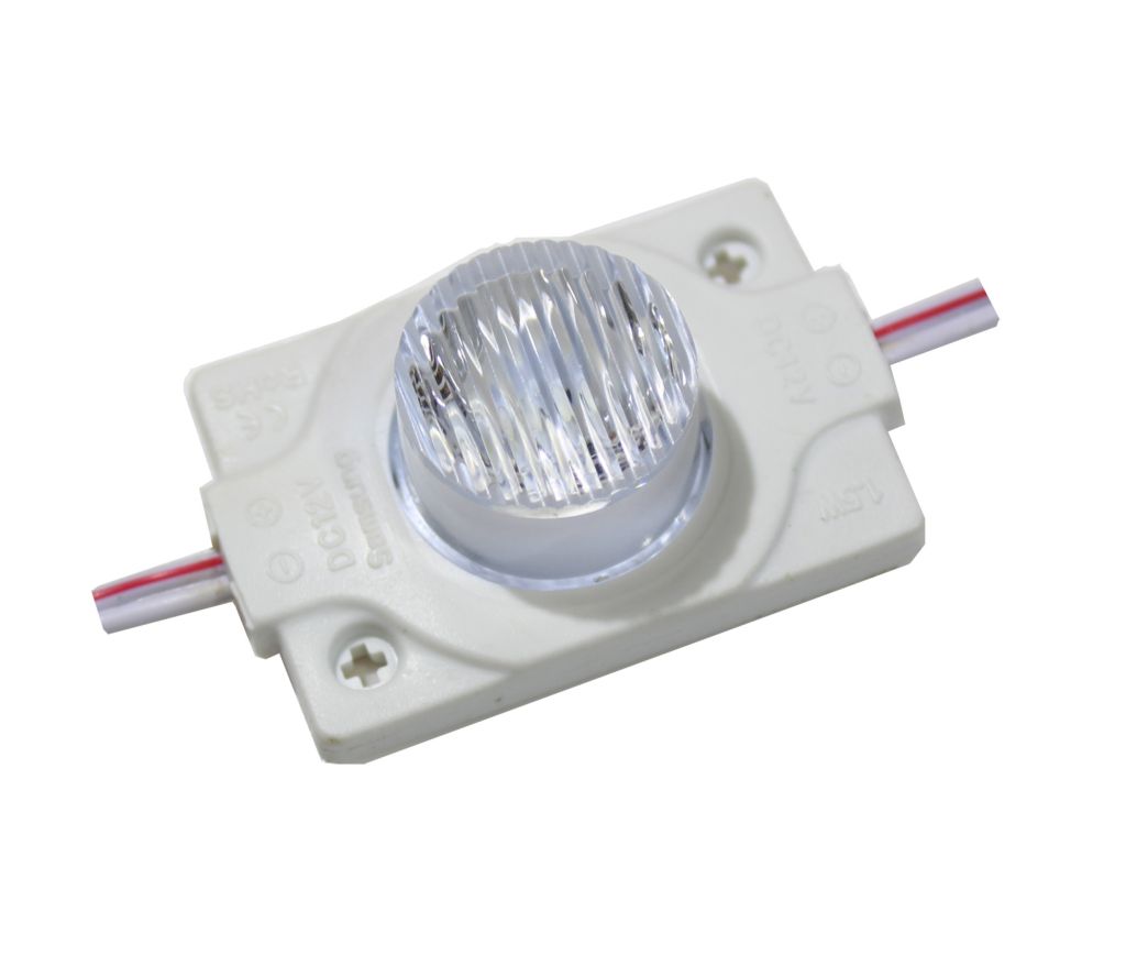 Светодиодный LED модуль SMD 3030 W белый 1,5Вт 1,5W IP65 с линзой - фото фото фото 0