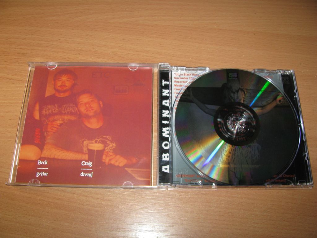 ABOMINANT - Upon Black Horizons   (2002 Deathgasm 1st press,USA) - фото фото фото 1
