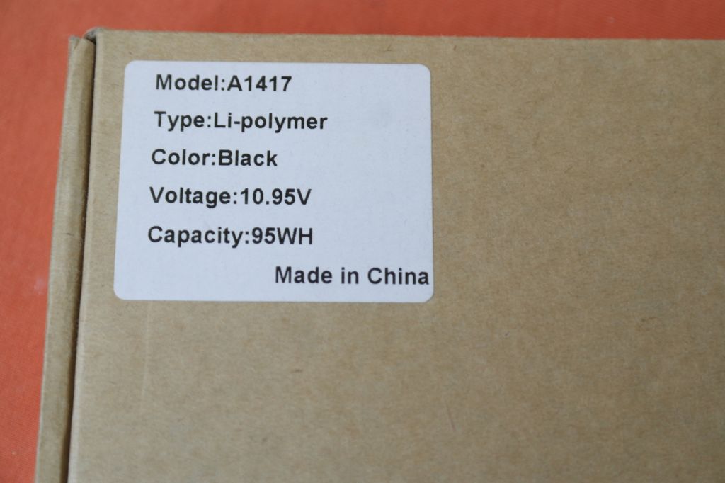 Батарея / Акумулятор A1417 для MacBook Pro Retina 15″ A1398 - фото фото фото 7