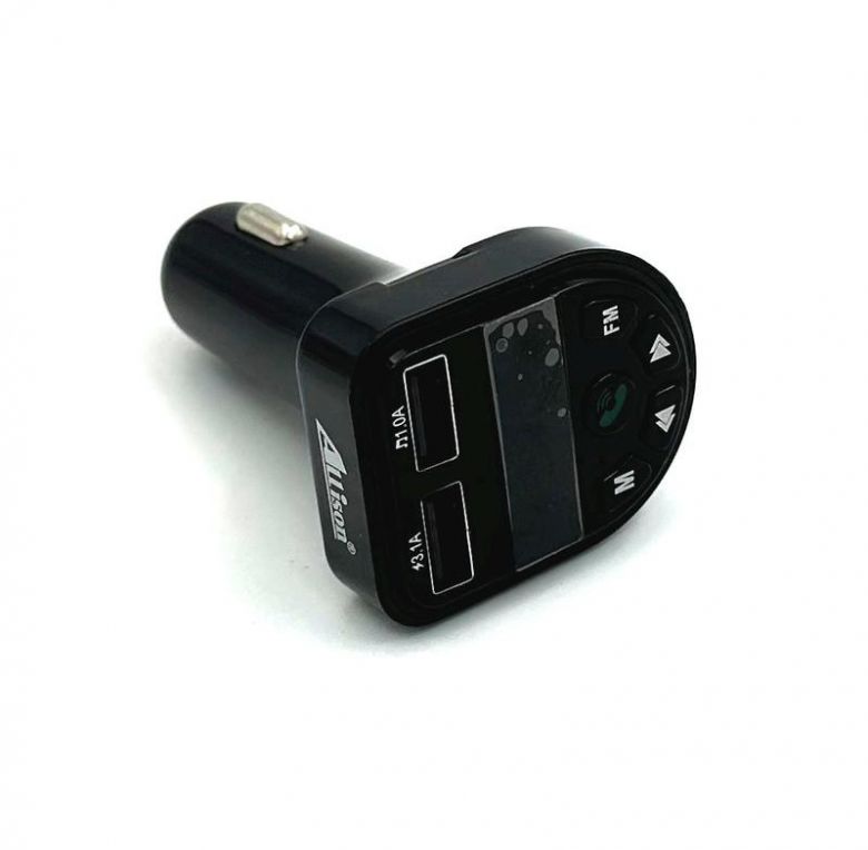 FM модулятор ALS-A85 Bluetooth  зарядка  (2USB/5V/2.4A) Чорний - фото фото фото 2