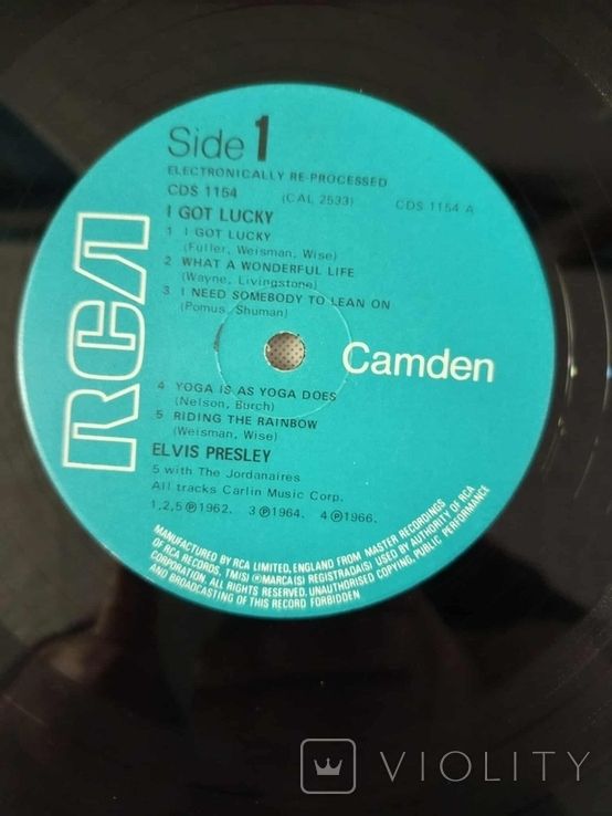 Пластинка Elvis Presley - "I Got Lucky" Англия - фото фото фото 3