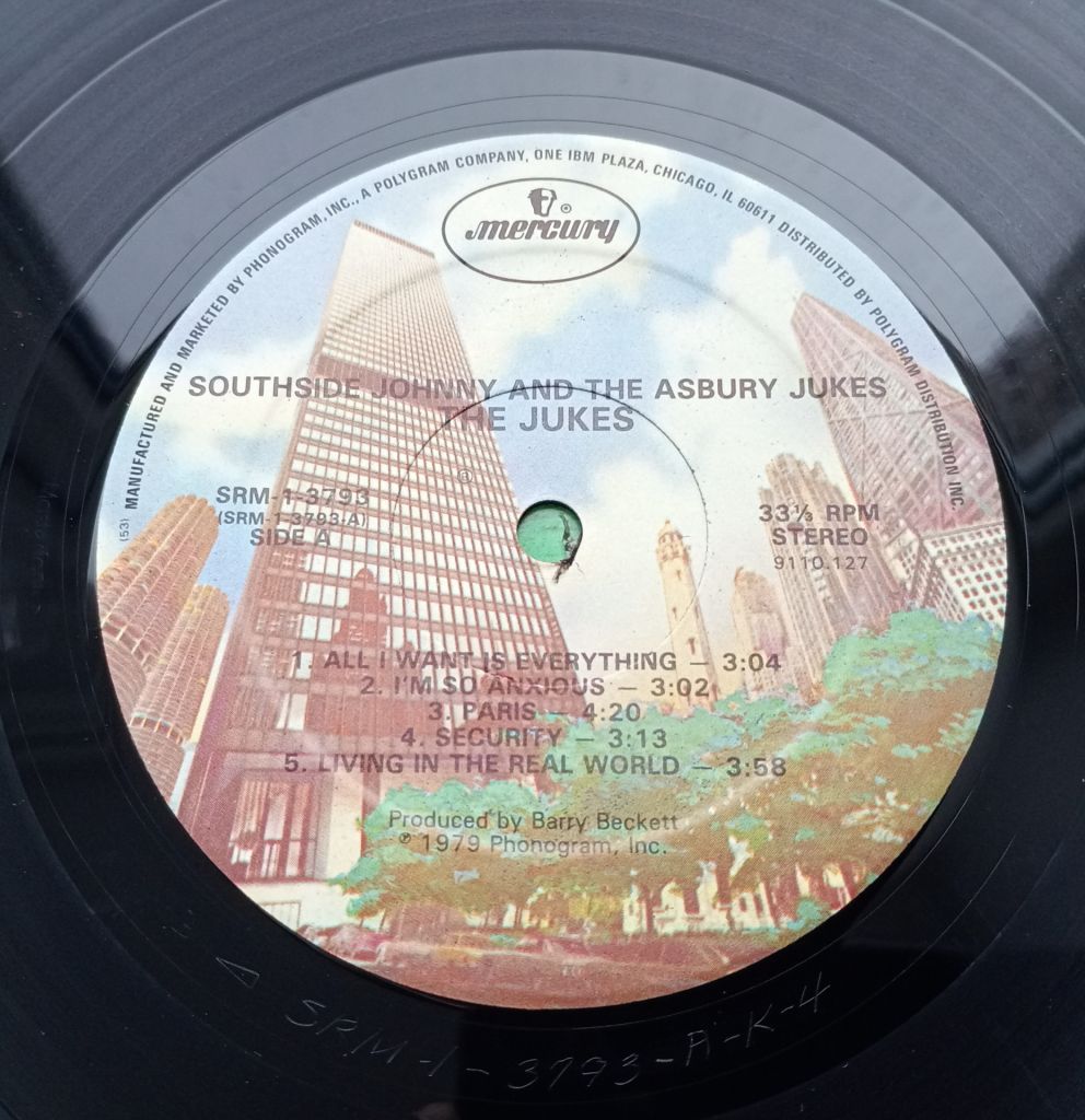 SOUTHSIDE JOHNNY AND THE ASBURY JUKES  The Jukes LP EX+/EX - фото фото фото 2