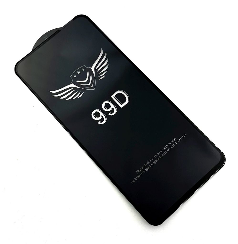 Защитное стекло 99D OPPO A74 2021 Черное - фото фото фото 0