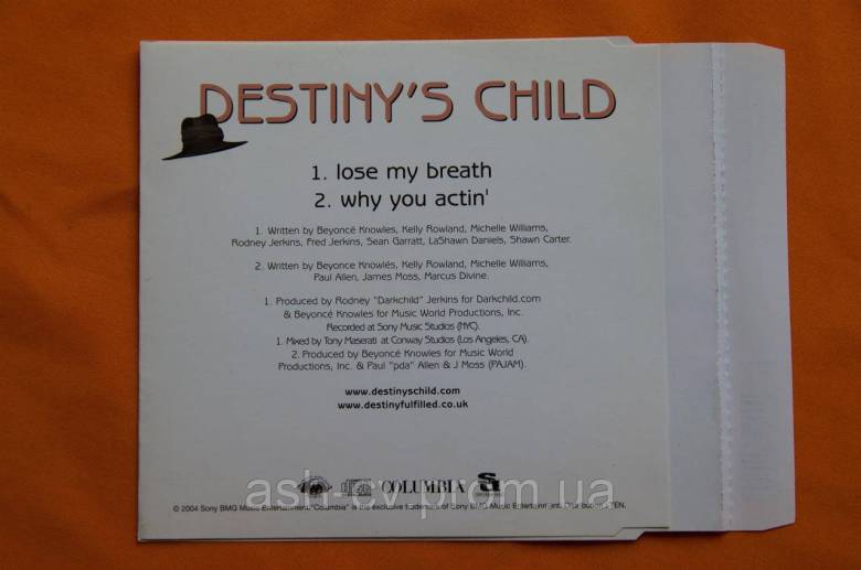 Музичний диск CD. DESTINYs CHILD - фото фото фото 1