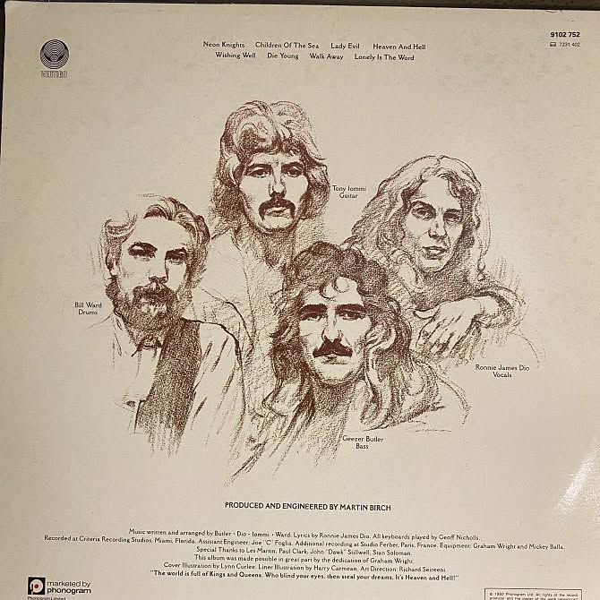 Black Sabbath 80 "Heaven And Hell" UK orig. NM-/NM- - фото фото фото 1