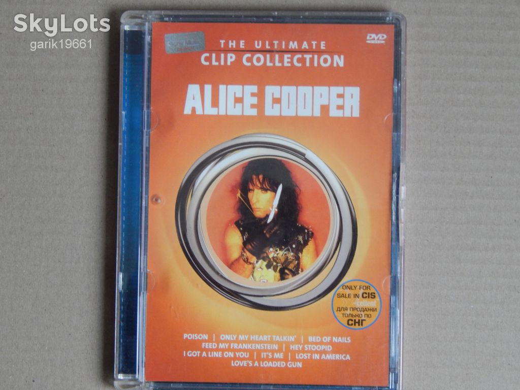 Alice Cooper ‎– The Ultimate Clip Collection (DVD,  Jewel Case) - фото фото фото 0
