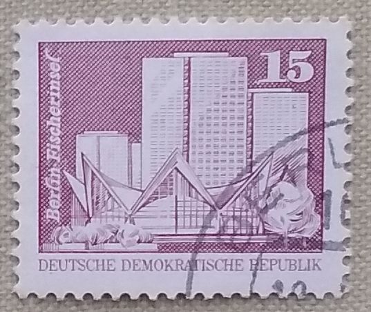 ГДР 1980 г - Здания Берлина. Рыбацкий остров - фото фото фото 0