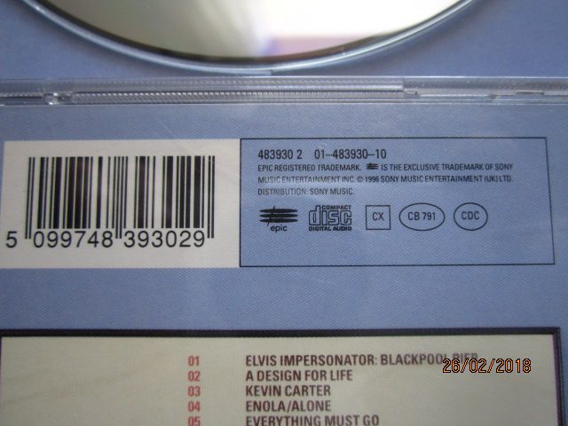 CD Manic Street Preachers ‎ Everything Must Go UK - фото фото фото 2