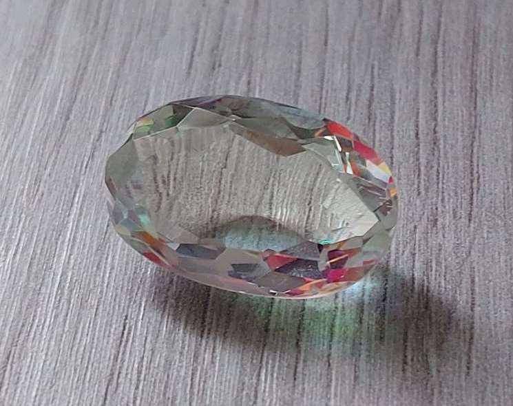 Радужный кварц 20.65 Ct Сертификат - фото фото фото 3