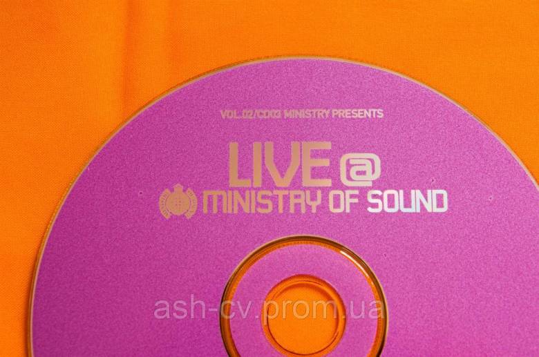 Музичний диск CD. LIVE MINISTRY OF SOUND - фото фото фото 1