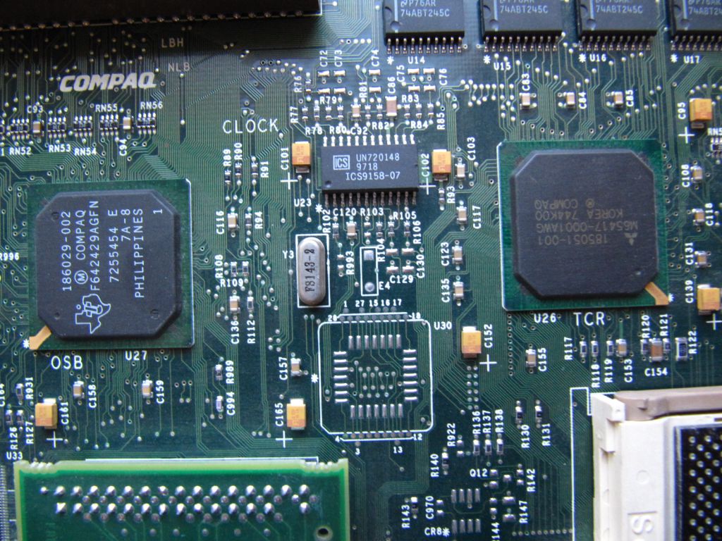 Комплект Compaq DeskPro сокет 7: материнка, рейзер, відеопам'ять - фото фото фото 12